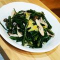 ｊｏｃｏｍｏｍｏｌａ's cooksnap of when they made じゃが芋と空心菜のオイスター炒め.