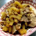クックK6NCXC☆'s cooksnap of when they made さつまいもと豚バラの甘辛煮.