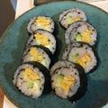 ワギュゥ's cooksnap of when they made 黒胡麻ごはんのサラダ海苔巻き.