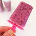 しちみママ's cooksnap of when they made ブルーベリー&ヨーグルトのアイスバー.