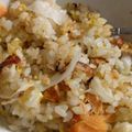 ☆★☆紫☆★☆'s cooksnap of when they made ポン酢でさっぱり☆鮭チャーハン.