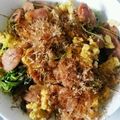クック3LHVGB☆'s cooksnap of when they made 豆苗と赤ウィンナーの優しい玉子炒め♪.