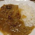 haturi's cooksnap of when they made 大葉にんにく醤油☆スピードビーフカレー.