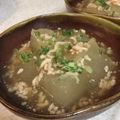 すずたん子's cooksnap of when they made 冬瓜と鶏ひき肉の煮物.