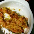 ぴこひろ's cooksnap of when they made 鮭の香草パン粉オーブン焼き.