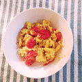 bunbun＊'s cooksnap of when they made トマトと卵の炒め物.