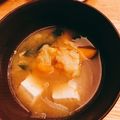ささなお's cooksnap of when they made 天ぷらリメイク☆簡単おかず味噌汁.