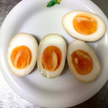 しぽたく's cooksnap of when they made 簡単時短！めんつゆで作る半熟煮玉子.