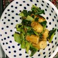 ｽｶｲﾌｨｯｼｭ☆'s cooksnap of when they made チンゲン菜とウィンナーの簡単和風炒め.