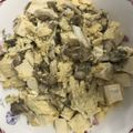 ゆみひ☆'s cooksnap of when they made 優しい味～！豆腐とまいたけの卵炒め♪.