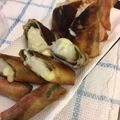 余麩胡's cooksnap of when they made ベーコンしそチーズ春巻き☆お餅入り.