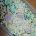 ぴいかん's cooksnap of when they made ゆで卵と魚肉ソーセージのパスタサラダ.