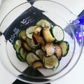 ★サンセット★'s cooksnap of when they made 胡瓜と茄子の西洋わさびポン酢漬け.