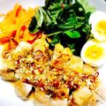 どんぐりチャン's cooksnap of when they made ピリ辛ねぎ香味だれ♪鶏のパリパリ揚げ焼き.