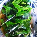 Jyohana's cooksnap of when they made 麺つゆだけ♪つるむらさきのシンプルお浸し.