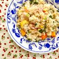 ふたごゆき's cooksnap of when they made 大根の葉とベーコンのしっとりチャーハン.