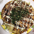 えり1222☆'s cooksnap of when they made 残ったそうめんリメイク☆簡単お好み焼き風.