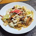 ルチアーノ★★★'s cooksnap of when they made イカ焼きそば★屋台風.