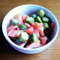 ✼••┈┈••✼'s cooksnap of when they made 簡単♪トマトとオクラの和風マリネ.