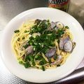 あきぽん315's cooksnap of when they made ボンゴレ風パスタ.