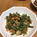 a0imama♡'s cooksnap of when they made ピーマン人参のツナ炒め.