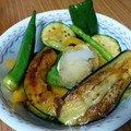 クックCR80LB☆'s cooksnap of when they made 冷やしておいしい◎夏野菜と鳥肉の揚げ浸し.