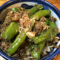 クックE51OV6☆'s cooksnap of when they made しし唐とサバ缶の炒め煮.