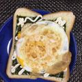 さらあお's cooksnap of when they made 海苔マヨチーたま★朝ごパン.
