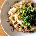 hiroerico's cooksnap of when they made もやしと豚ひき肉のしゃきしゃき混ぜご飯.