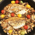 かかけま's cooksnap of when they made 鮎のアクアパッツァ☻本格派に見えて簡単！.
