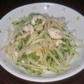 無題ちゃん's cooksnap of when they made 節約レシピ!!豆苗入り鶏皮炒め.