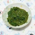スージー＆ジル's cooksnap of when they made クイック！モロヘイヤとめかぶのポン酢和え.
