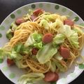 えりズラ。's cooksnap of when they made フライパンひとつで☆超簡単キャベツパスタ.