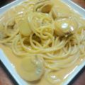 てっちぃちゃん's cooksnap of when they made 海老のアメリケーヌソーススパゲティ.