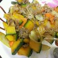 5匹のぶた's cooksnap of when they made 牛肉とカボチャとナスのオイスター炒め.