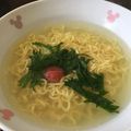 にむばすしゅたーぜん's cooksnap of when they made 梅シソ塩ラーメン.