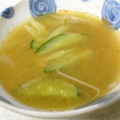 低カロ探検隊's cooksnap of when they made きゅうりとみょうがのお味噌汁.