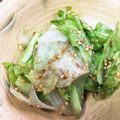 ふみふみ子's cooksnap of when they made レタスとごま油のサラダ.