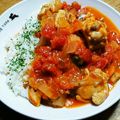 CoconeBA's cooksnap of when they made お家カフェ♡チキンのトマトクリームライス.