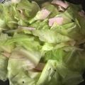 hinatahina's cooksnap of when they made 簡単！朝食♡キャベツとハムのスープ.