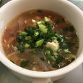 ハナチョパパ's cooksnap of when they made トマト嫌いな私が作る！トマトもずくスープ.