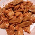 caanaaboo's cooksnap of when they made 鶏ごぼうの甘辛炒め.