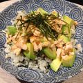 ぴよっぴよ's cooksnap of when they made 簡単 サーモンとアボカドのサッパリ丼.