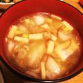 でらこ's cooksnap of when they made エコ？？お味噌汁♪冬瓜のワタ♪.