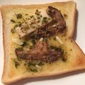ラクラクダ's cooksnap of when they made ドライパクチーのにんにくバターソース.