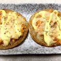 クックI6NLMD☆'s cooksnap of when they made イングリッシュマフィンの鮭チーズトースト.