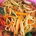 UKUKN1's cooksnap of when they made 絶品☆生姜ニンニクしょうゆ焼きそば.