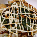 けんけん1016's cooksnap of when they made 卵小麦粉無し☆豆腐と新玉ねぎのお好み焼き.