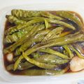 明日になれば♪'s cooksnap of when they made 青唐辛子の醤油漬け（かえし醤油だれ）.