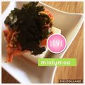 mintymoo's cooksnap of when they made キムチ海苔載せ冷奴.